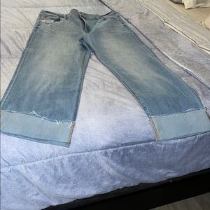 American Eagle Outfitters Stovepipe cuffed Women Jeans